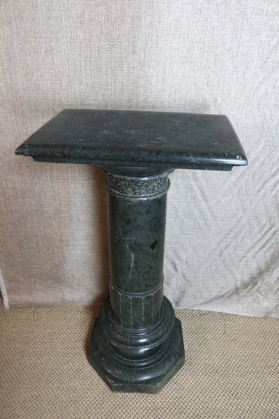 Large 19th century marble stool