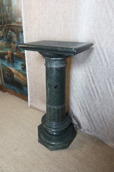 Large 19th century marble stool