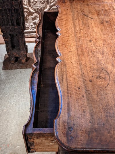 18th century crossbow chest of drawers