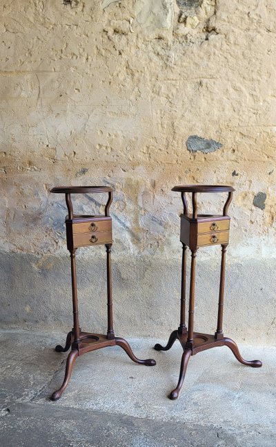 Pair of Plant Stands, US, Michigan