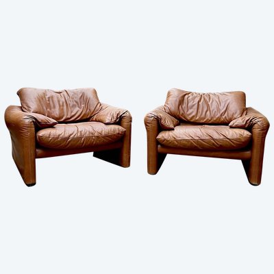 Pair of Cassina armchairs