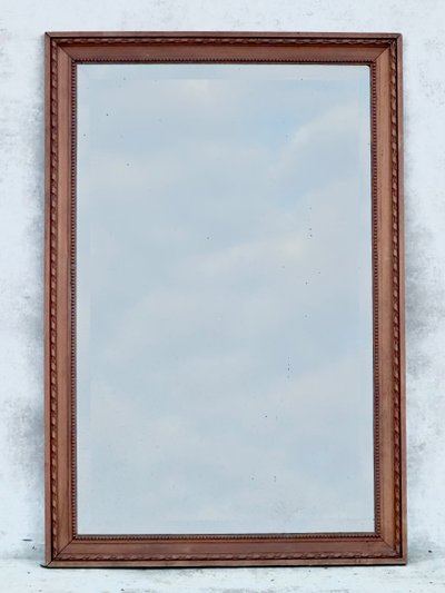 Wooden frame mirror