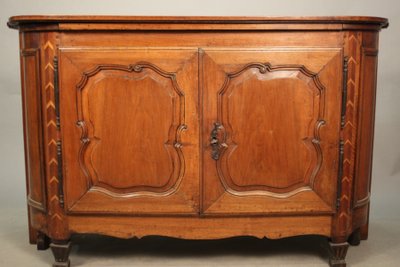 18th Century Walnut Sideboard with Pull Handle, Eastern France