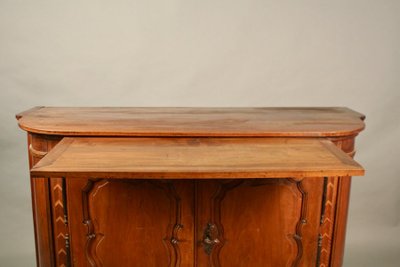 18th Century Walnut Sideboard with Pull Handle, Eastern France