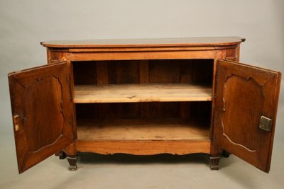 18th Century Walnut Sideboard with Pull Handle, Eastern France