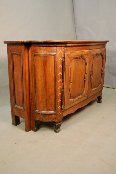 18th Century Walnut Sideboard with Pull Handle, Eastern France