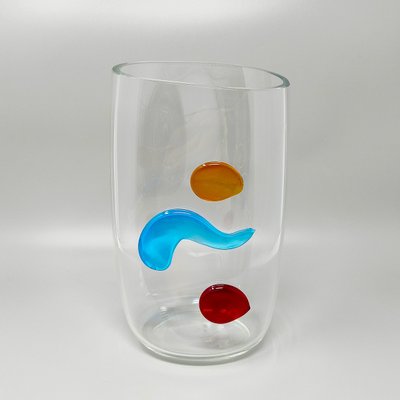 Erstaunliche Vase aus Glas von Alfredo Barbini aus den 1990ern. Hergestellt in Italien