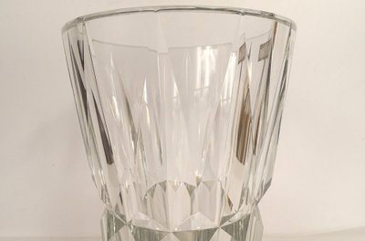 Saint-Louis Cut Crystal Vase France Camaret Model 20th Century