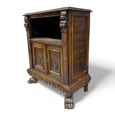 Neo-Renaissance Office Bookcase Cabinet