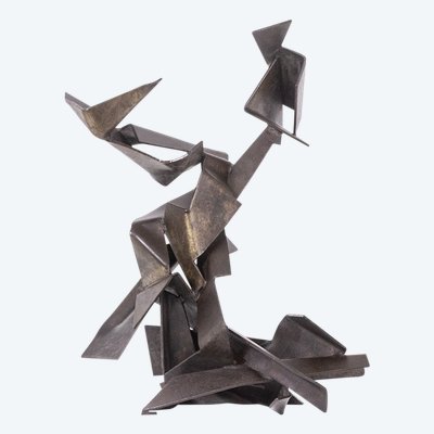 Jean Campa. Patinated metal sculpture. 1980s. LS62131309P