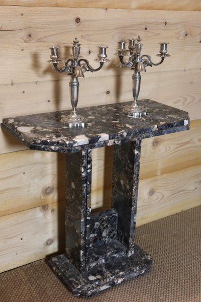 Art Deco marble console