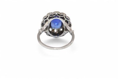 Anello Art Déco Tanzanite