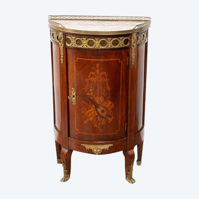 Antique half-moon sideboard, 19th century.