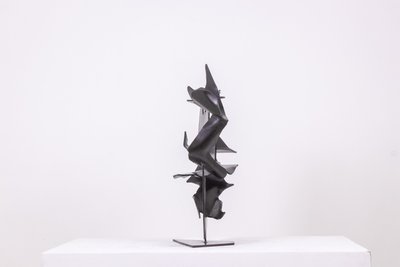 Jean Campa. Abstract metal sculpture. 1980s. LS6217809C