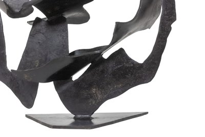 Jean Campa. Abstract metal sculpture. 1980s. LS6217809C