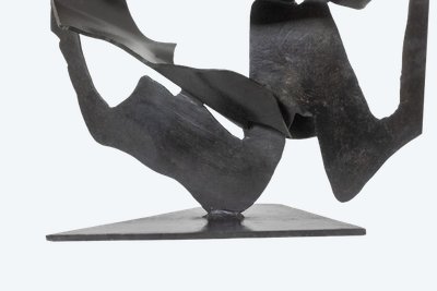 Jean Campa. Abstract metal sculpture. 1980s. LS6217809C