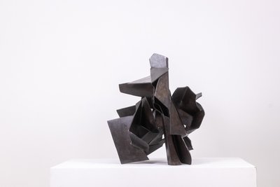 Jean Campa. Sculpture in cut patinated iron. 1980s. LS62181309P