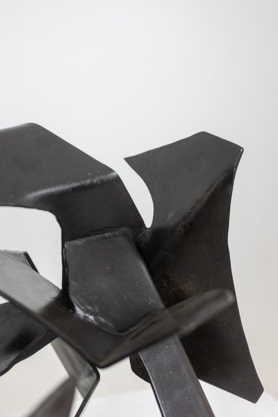 Jean Campa. Sculpture in cut patinated iron. 1980s. LS62181309P