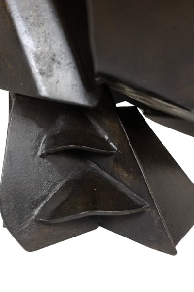 Jean Campa. Sculpture in cut patinated iron. 1980s. LS62181309P