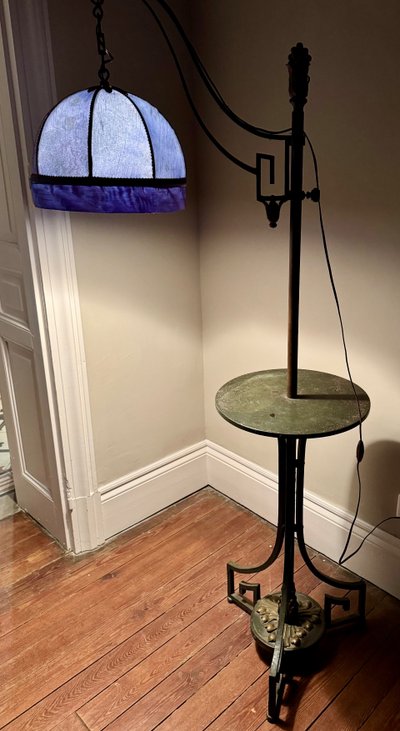 Art Nouveau Reading Floor Lamp