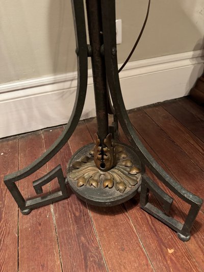 Art Nouveau Reading Floor Lamp