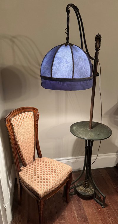 Art Nouveau Reading Floor Lamp