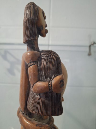 FANG ethnic group ivory statuette from GABON