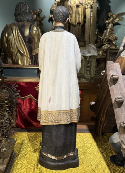 Saint Louis De Gonzague in Prayer - 19th Century