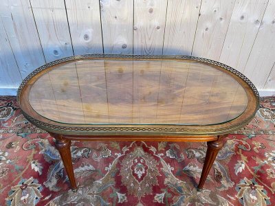 Louis XVI oval coffee table