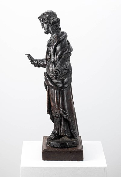 17th-18th century wooden sculpture - Holy man or Christ