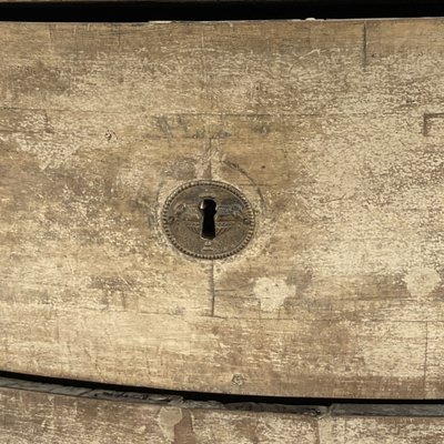 18th century curved chest of drawers