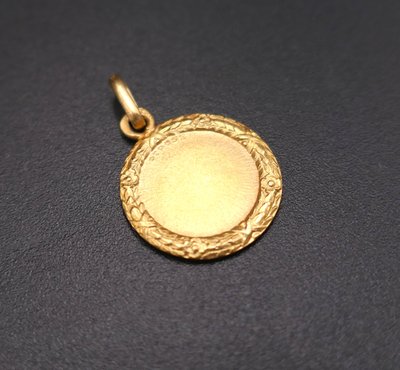 Augis Médaille d'Amour, Or 18 Carats