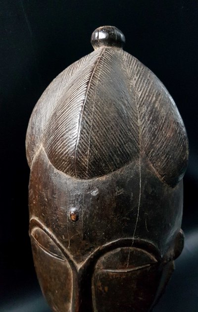 Masque portrait, Peuple Baoulé, Côte d'Ivoire 