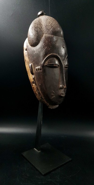 Masque portrait, Peuple Baoulé, Côte d'Ivoire 