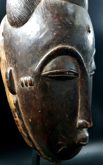 Masque portrait, Peuple Baoulé, Côte d'Ivoire 