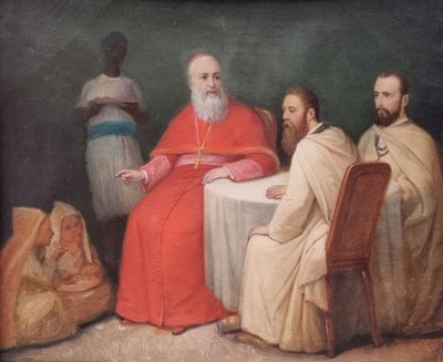 Cardinal Lavigerie and two White Fathers