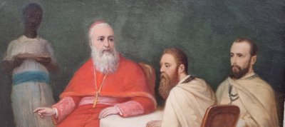 Cardinal Lavigerie and two White Fathers