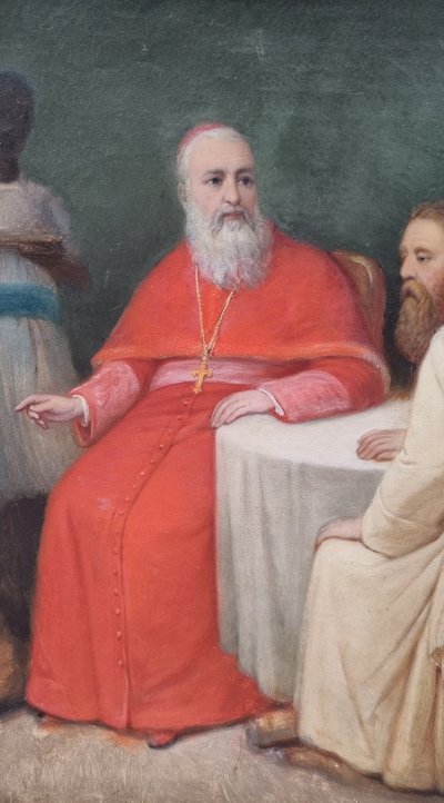 Cardinal Lavigerie and two White Fathers