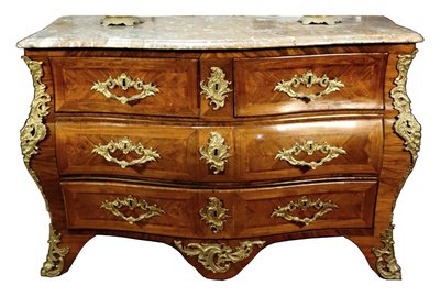 Grave chest of drawers stamped Pierre Migeon