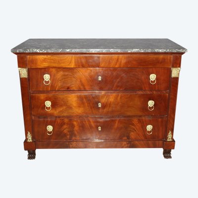 Early 19th Century Restoration Mahogany Chest Of Drawers