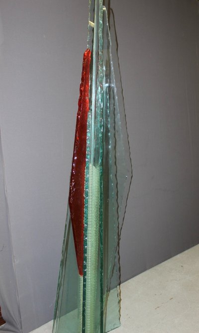 Important Glass Sculpture by Thibault d'Aucuns XX