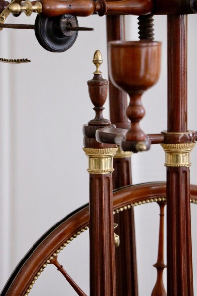 Louis XVI Mahogany Spinning Wheel