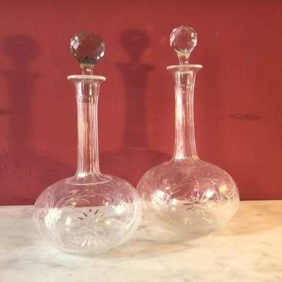 Baccarat, coppia di decanter