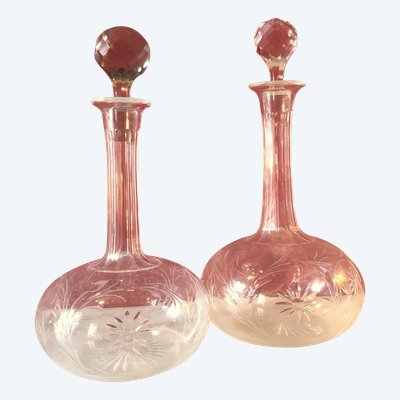 Baccarat, coppia di decanter