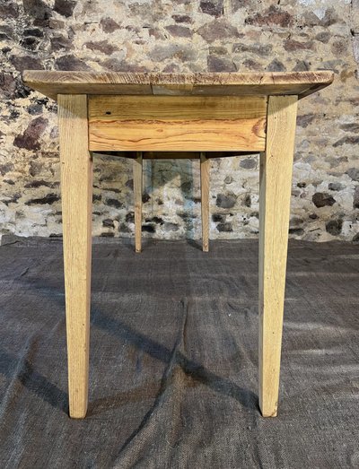 Table etroite ou console 2m en bois brut