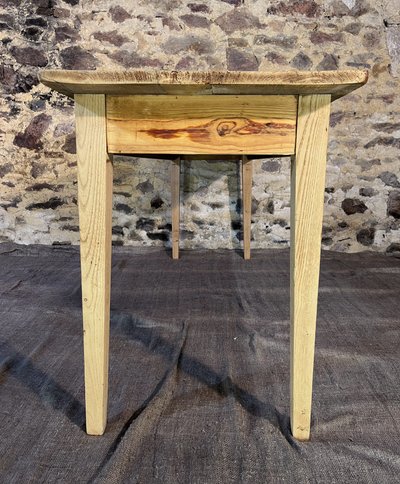 Table etroite ou console 2m en bois brut