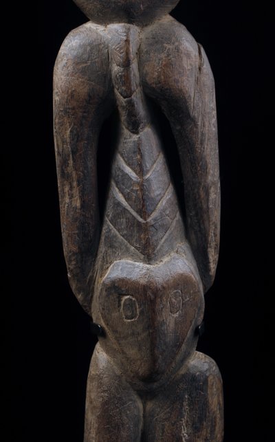 Figura di antenato, arte oceanica, arte tribale, statua, Papua Nuova Guinea, Oceania