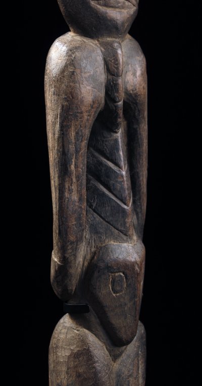 Figura di antenato, arte oceanica, arte tribale, statua, Papua Nuova Guinea, Oceania