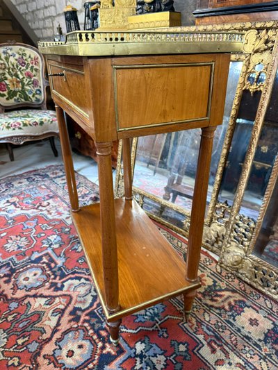 LOUIS XVI CONSOLE TABLE - 18th CENTURY IN MAHOGANY