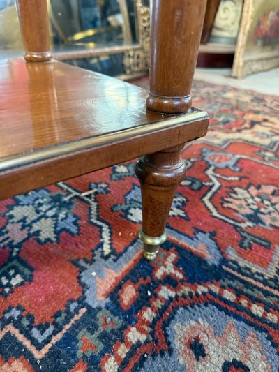 LOUIS XVI CONSOLE TABLE - 18th CENTURY IN MAHOGANY